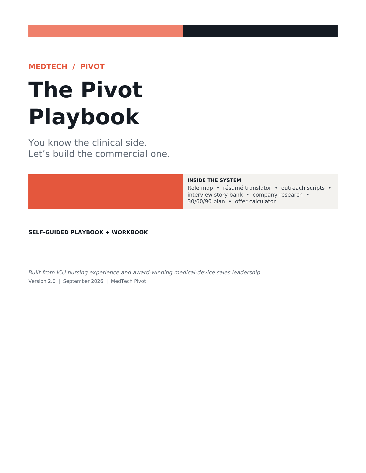 The Pivot Playbook cover